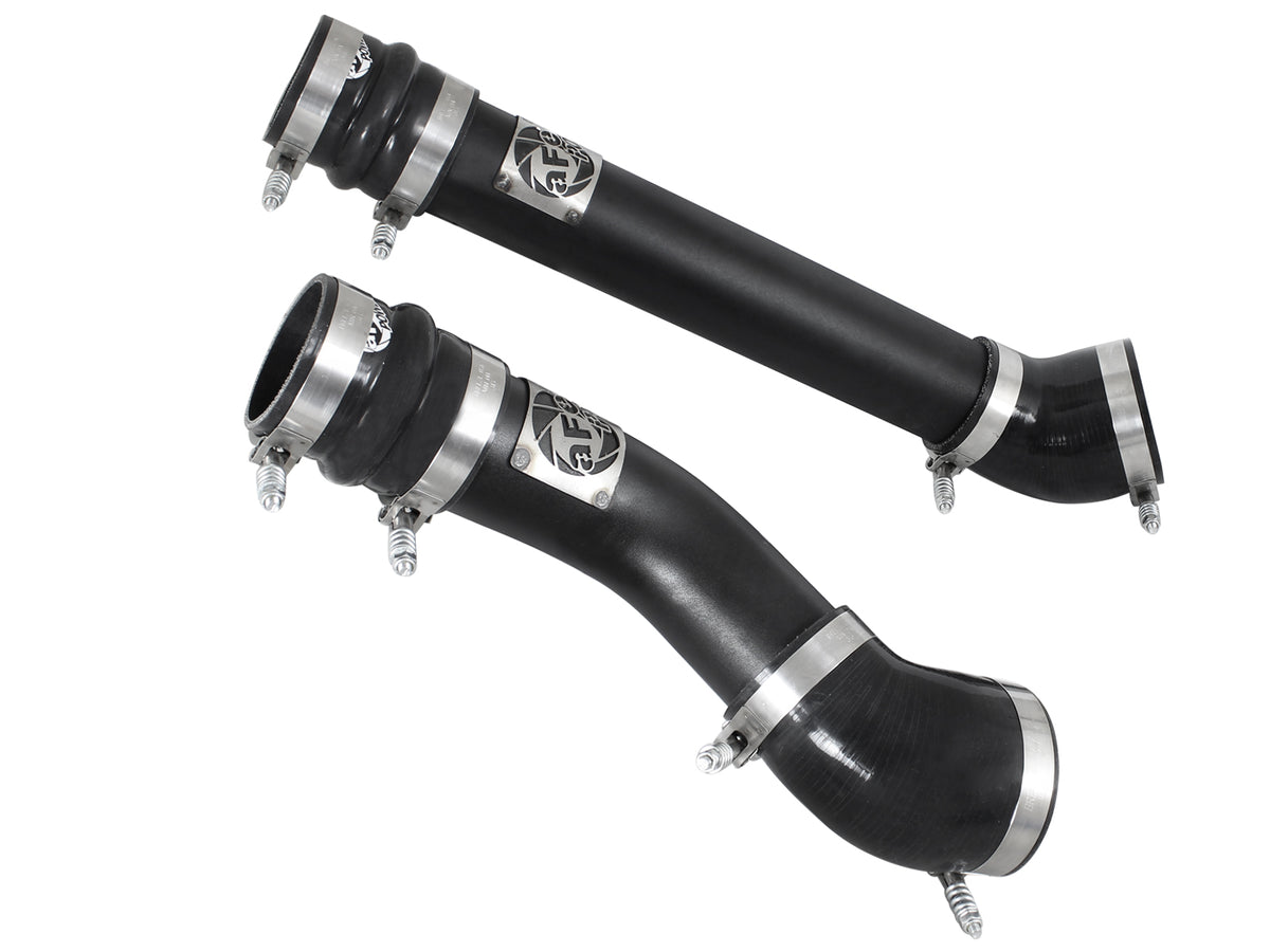 aFe BladeRunner 3 IN Aluminum Hot and Cold Charge Pipe Kit Black - Dodge 1994-2002 5.9L