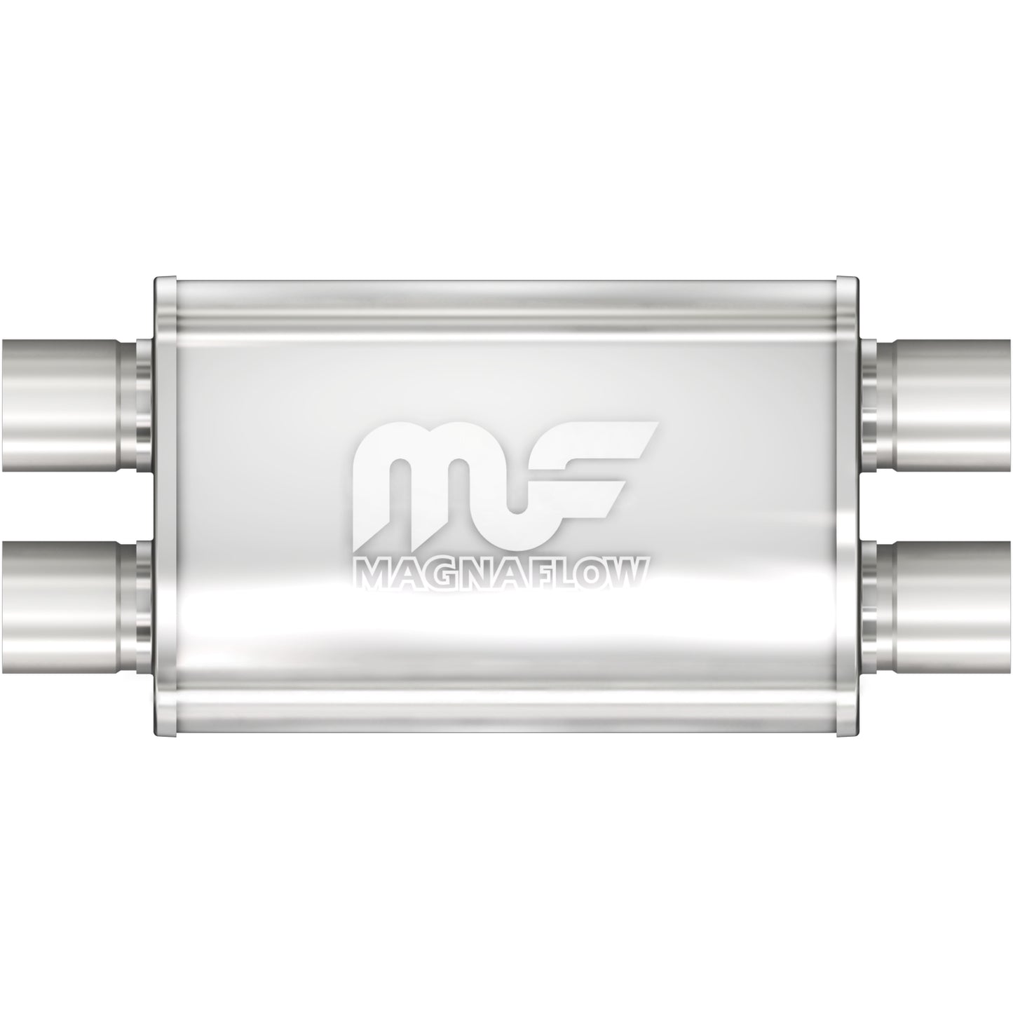 MagnaFlow 2.25 in/2.25 in Dual/Dual; 4 in x 14 in x 9 in Body Muffler 11385