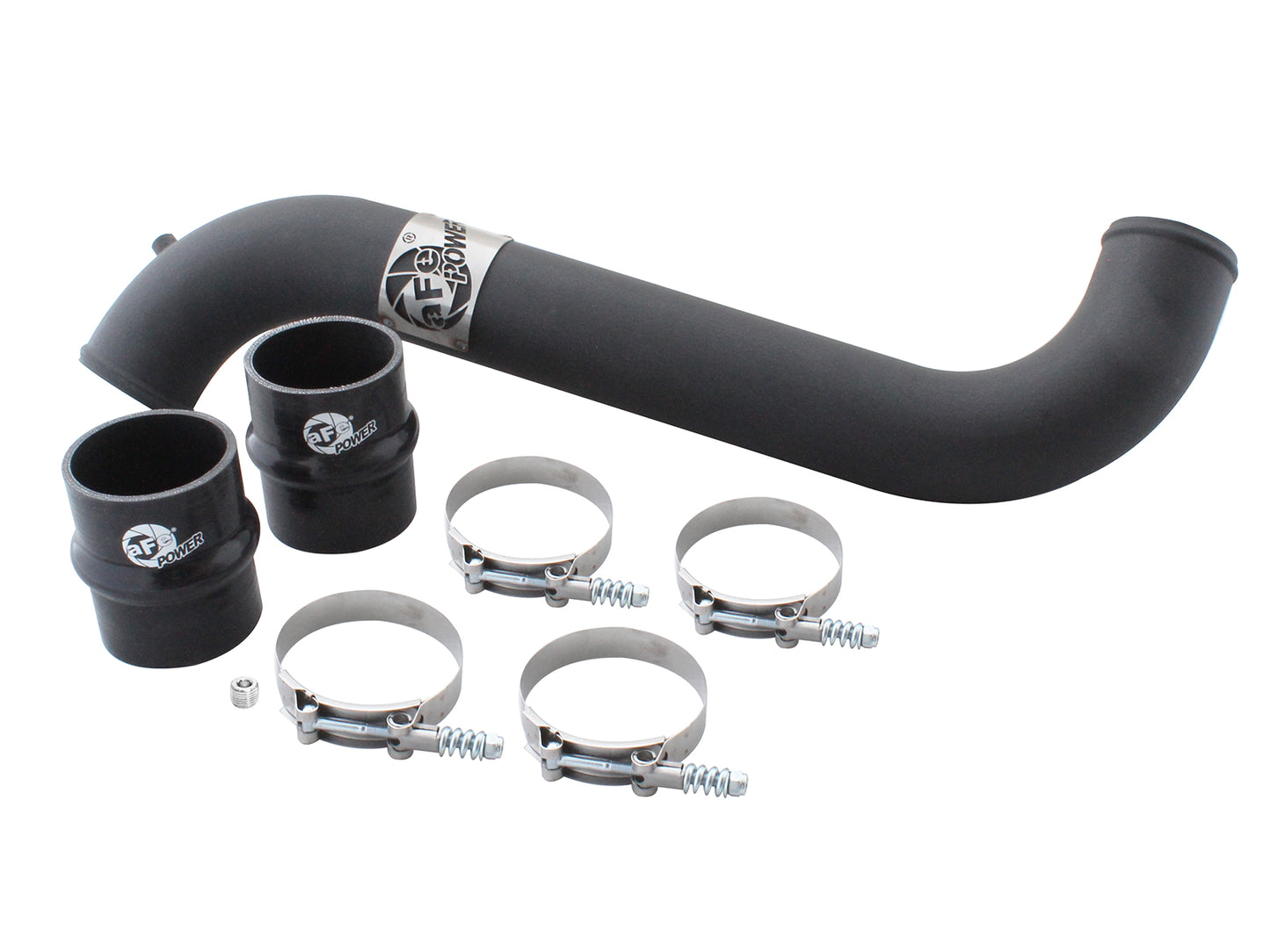 aFe BladeRunner 3 IN Aluminum Cold Charge Pipe Black - Chevy/GMC 2011-2016 6.6L