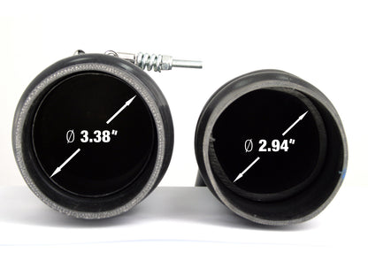 aFe BladeRunner 3-1/2 IN Aluminum Cold Charge Pipe Black - Dodge/Ram 2010-2012 6.7L