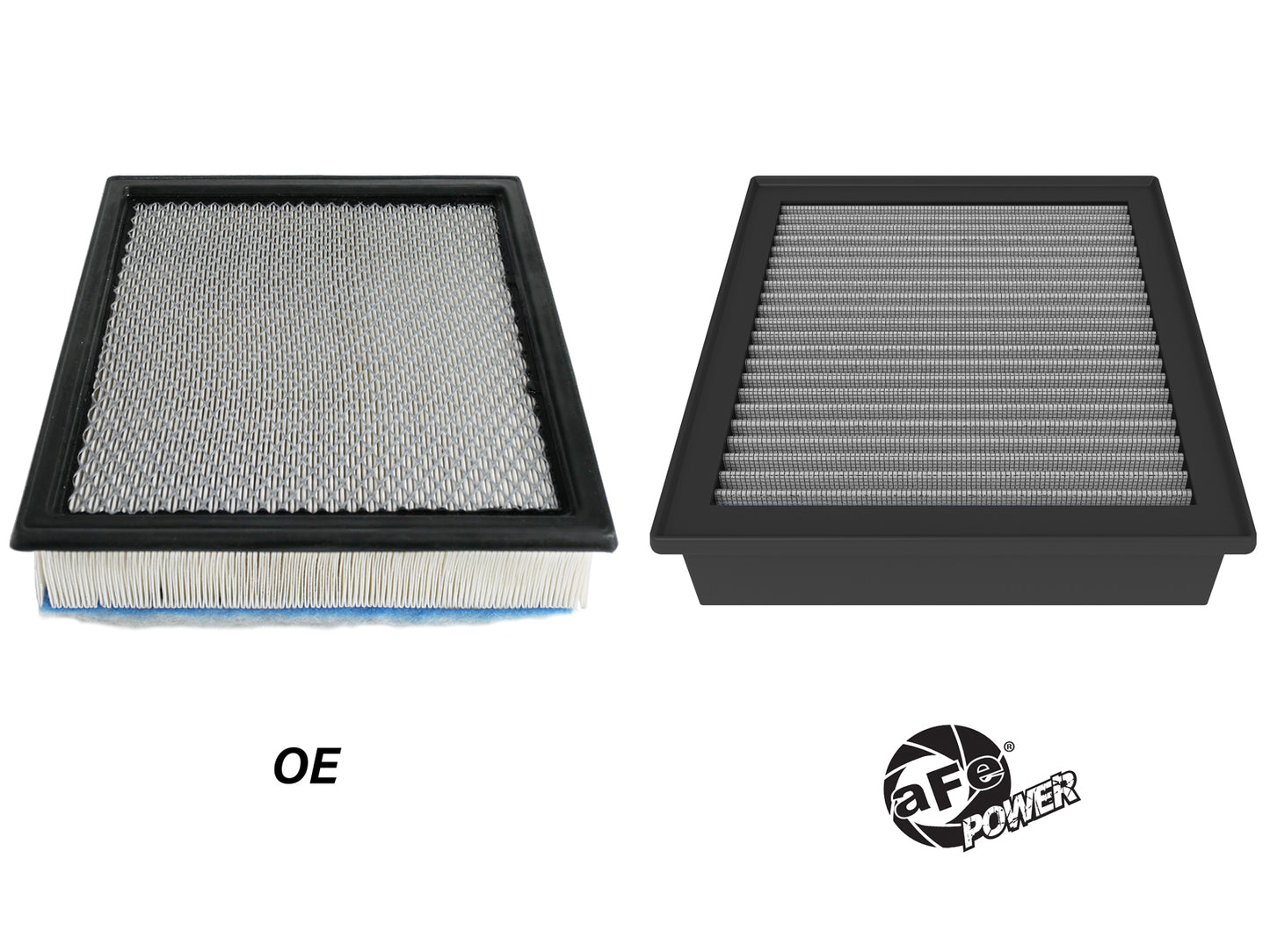 aFe Magnum FLOW OE Replacement Air Filter w/ Pro DRY S Media & Foam Pre-Filter - 2012-2024 3.0L