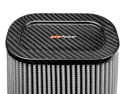 aFe Track Series Intake Replacement Air Filter w/ Pro DRY S Media - Carbon Fiber t