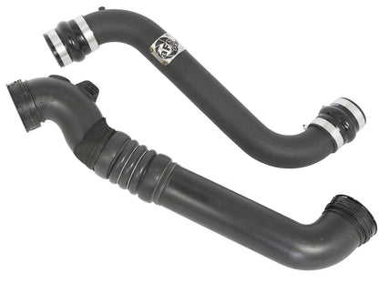 aFe BladeRunner 3 IN Aluminum Hot and Cold Charge Pipe Kit Black - Chevy/GMC 2011-2016 6.6L