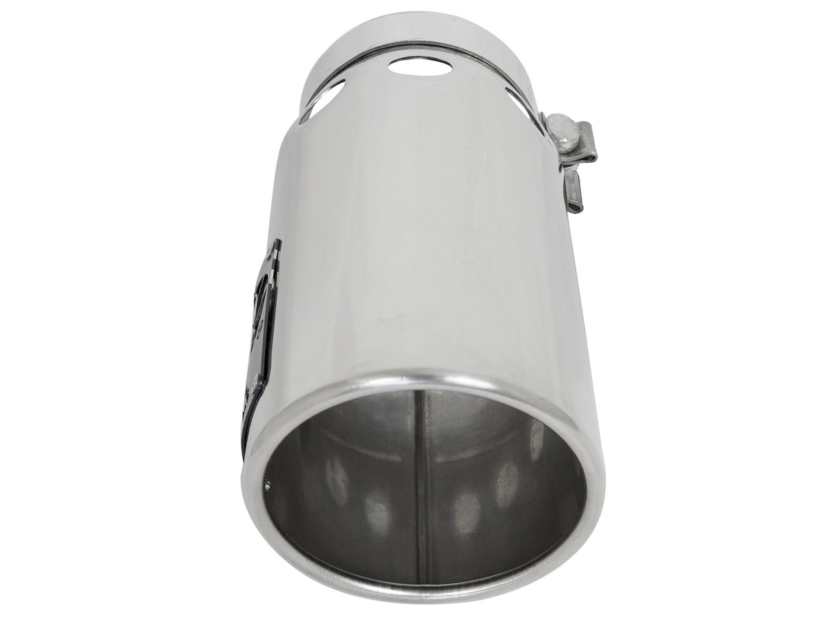 aFe MACH Force-Xp 304 Stainless Steel Intercooled Clamp-on Exhaust Tip Polished - 49T40501-P121