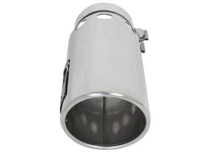 aFe MACH Force-Xp 304 Stainless Steel Intercooled Clamp-on Exhaust Tip Polished - 49T40501-P121