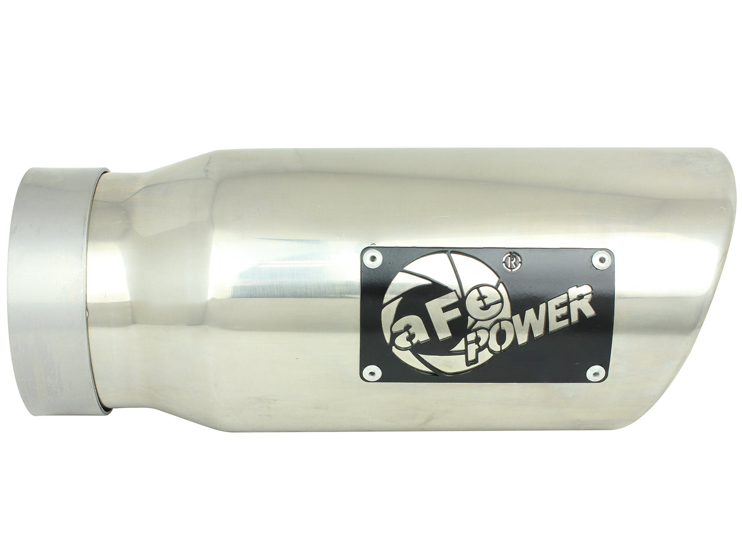 aFe MACH Force-Xp 304 Stainless Steel Clamp-on Exhaust Tip Polished - 49T40501-P12
