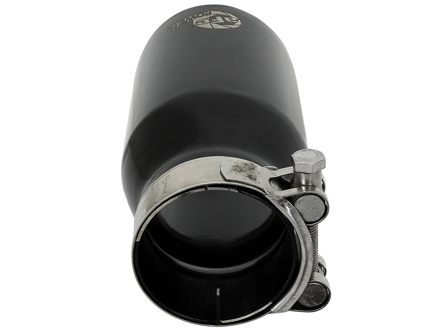 aFe MACH Force-Xp 304 Stainless Steel Clamp-on Exhaust Tip Black - 49T25354-B07