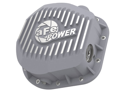 aFe Street Series Rear Differential Cover Raw w/ Machined Fins - Ford 1988-2026