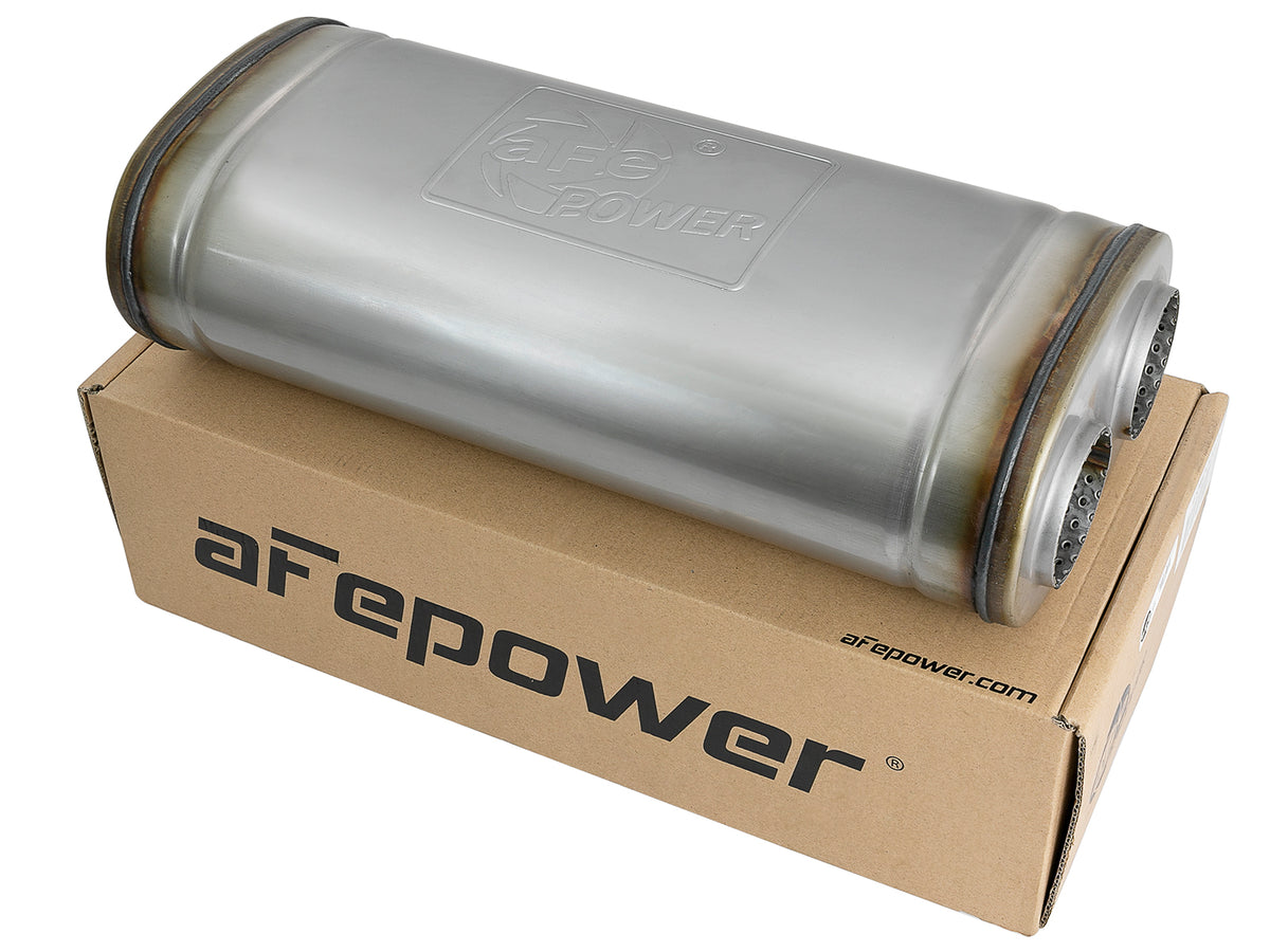 aFe MACH Force-Xp 409 Stainless Steel Pass-Through Muffler - 49M00033