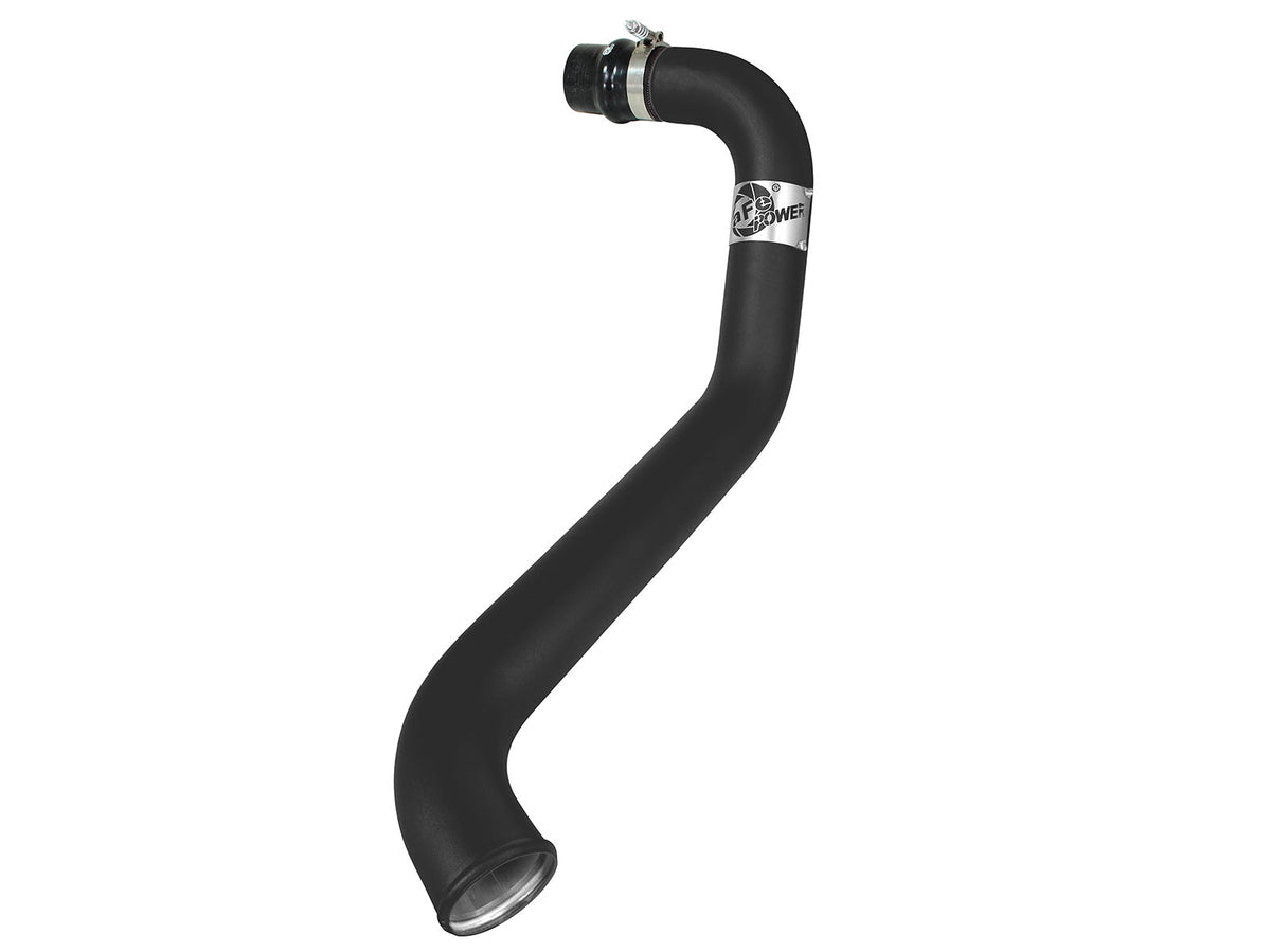 aFe BladeRunner 3 IN Aluminum Hot Charge Pipe Black - Chevy/GMC 2001-2004 6.6L