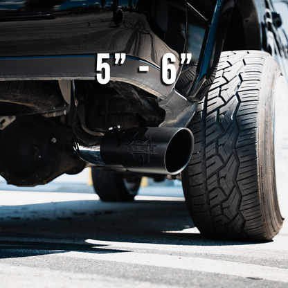 Polar 304SS Black Oval Exhaust Tip