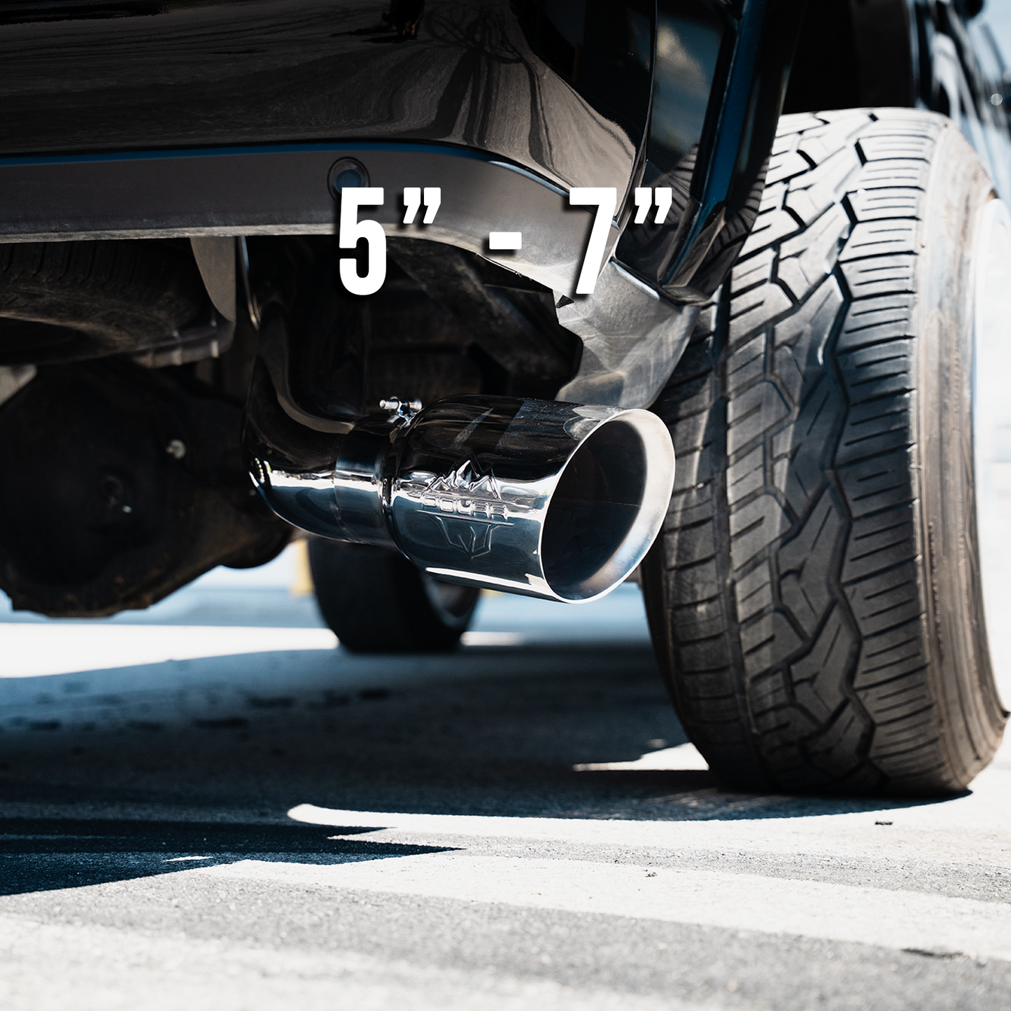 Polar 304SS Polished Oval Exhaust Tip