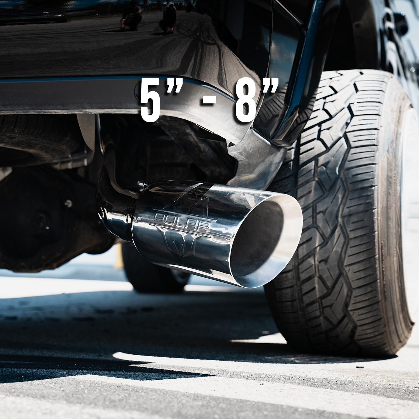 Polar 304SS Polished Oval Exhaust Tip