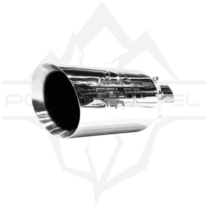 Polar 304SS Polished Oval Exhaust Tip