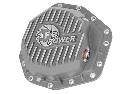 aFe Street Series Rear Differential Cover Raw w/ Machined Fins - Ford 2017-2023 6.7L - Axle Type Dana M275
