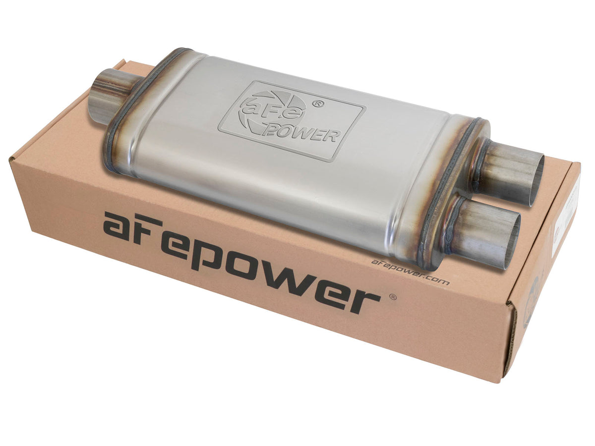 aFe MACH Force-Xp 409 Stainless Steel Pass-Through Muffler - 49M00018