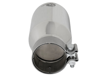 aFe MACH Force-Xp 304 Stainless Steel Clamp-on Exhaust Tip Polished - 49T30454-P092