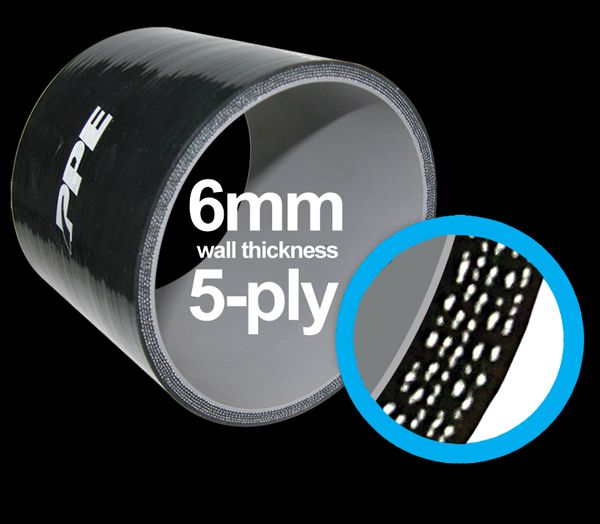 PPE 2.0 Inch 90 Deg 6MM 5-Ply Silicone Elbow