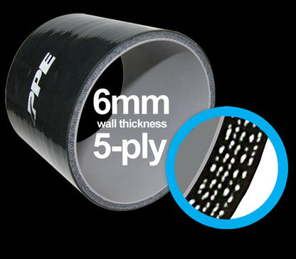 PPE 2.0 Inch 90 Deg 6MM 5-Ply Silicone Elbow