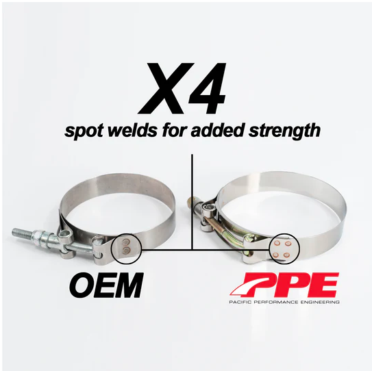 PPE 3.50 Inch T-Bolt Clamp Range 92-84MM
