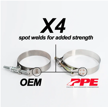 PPE 3.50 Inch T-Bolt Clamp Range 92-84MM