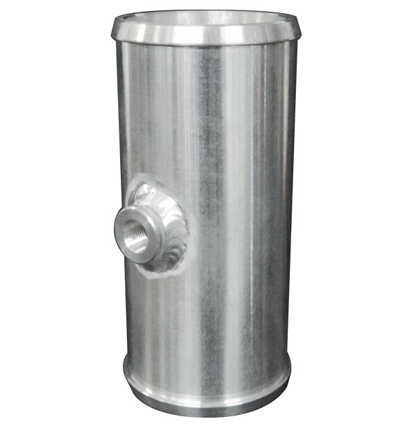 PPE Billet Aluminum Coupler 1/8 Inch Npt 2.25 Inch OD X 5.0 Inch Long
