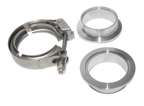 PPE 2.0 Inch QR Aluminum V-Band 3 Pc Set 1C 1M 1F