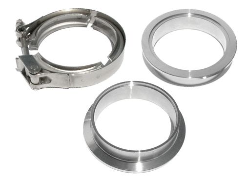 PPE 2.25 Inch QR Aluminum V-Band 3 Pc Set 1C 1M 1F