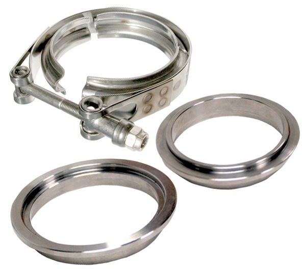 PPE 2.5 Inch V Band Clamp Stainless Steel 3 Piece Set 1C 1M 1F