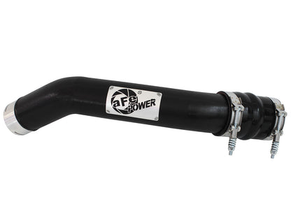 aFe BladeRunner 3 IN Aluminum Hot Charge Pipe Black - Ford 2011-2016 6.7L
