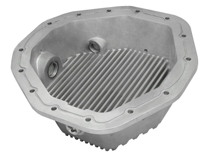 aFe Street Series Rear Differential Cover Raw w/ Machined Fins - Dodge/Ram 2003-2013 5.7L/5.9L