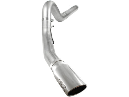 aFe ATLAS 5 IN Aluminized Steel DPF-Back Exhaust System w/Polished Tip - Ford 2008-2010 6.4L