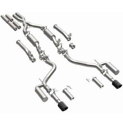 MagnaFlow xMOD Series Carbon Fiber Tips Cat-Back System 19496