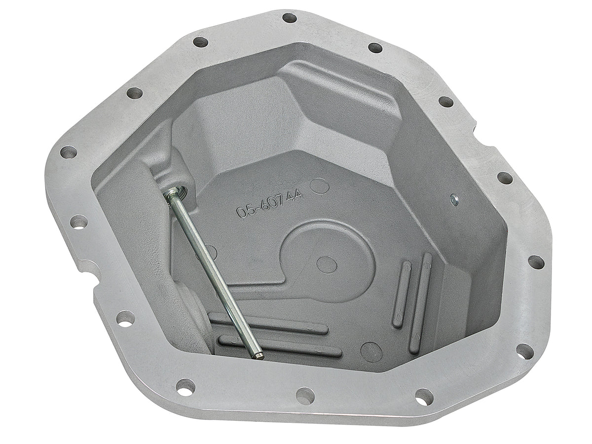 aFe Street Series Rear Differential Cover Raw w/ Machined Fins - Ford 2017-2023 6.7L - Axle Type Dana M300