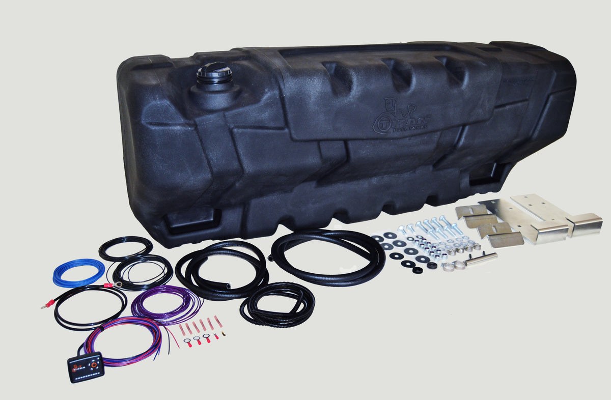 Titan Travel Trekker Auxiliary Diesel Fuel System - Increased Capacity 40 gal, Tank Capacity 40 gal
