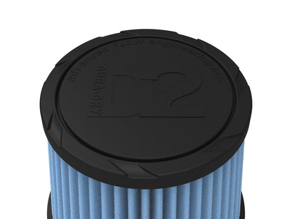 aFe Universal Clamp-On Air Filter w/ D2 Dura-Dry Media - 21-30016V