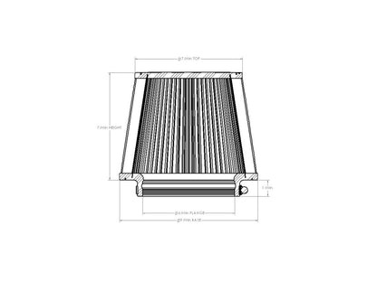 aFe Magnum FORCE Intake Replacement Air Filter w/ D2 Dura-Dry Media - 21-90038V