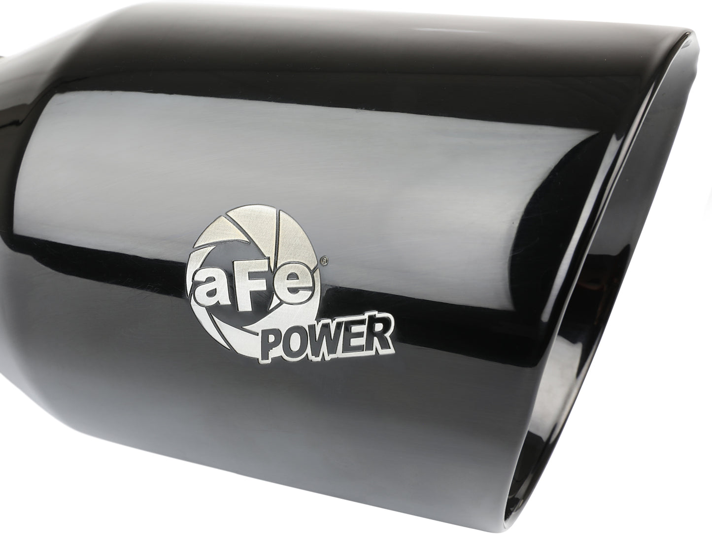 aFe MACH Force-Xp 304 Stainless Steel Clamp-on Exhaust Tip Black - 49T30454-B093