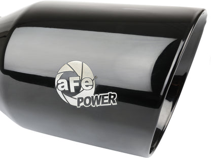 aFe MACH Force-Xp 304 Stainless Steel Clamp-on Exhaust Tip Black - 49T30454-B093