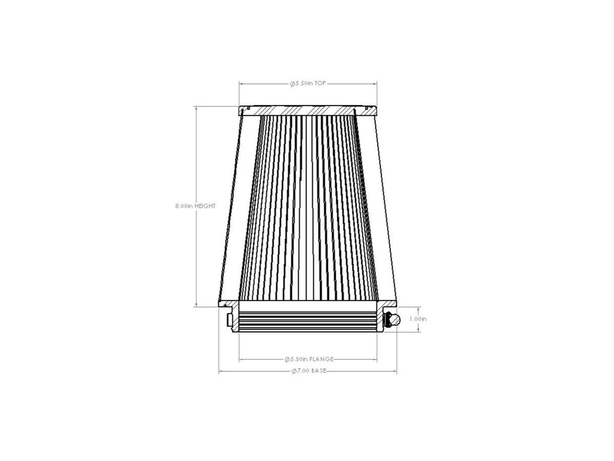 aFe Magnum FORCE Intake Replacement Air Filter w/ D2 Dura-Dry Media - 21-90015V