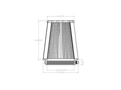 aFe Magnum FORCE Intake Replacement Air Filter w/ D2 Dura-Dry Media - 21-90015V