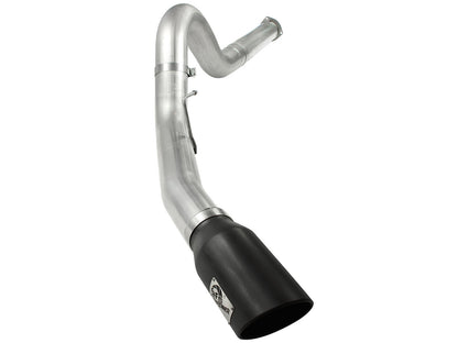 aFe ATLAS 5 IN Aluminized Steel DPF-Back Exhaust System w/Black Tip - Ford 2011-2014 6.7L