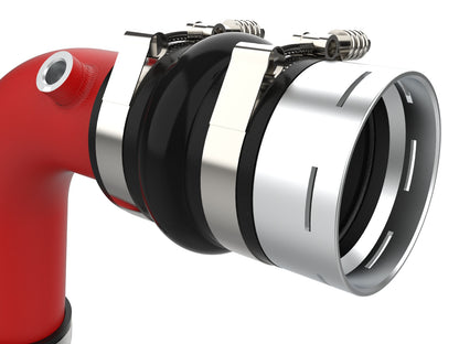 aFe BladeRunner Aluminum Hot and Cold Charge Pipe Kit Red - 46-20734-R