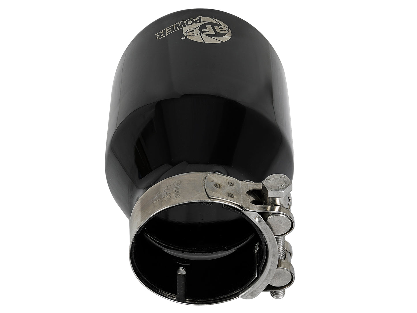 aFe MACH Force-Xp 409 Stainless Steel Clamp-on Exhaust Tip Black - 49T25404-B06