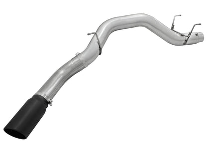 aFe ATLAS 5 IN Aluminized Steel DPF-Back Exhaust System w/Black Tip - Ram 2013-2018 6.7L - 49-02039-B