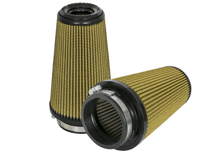 aFe Magnum FORCE Intake Replacement Air Filter w/ Pro GUARD 7 Media (Pair) - Height 8 in