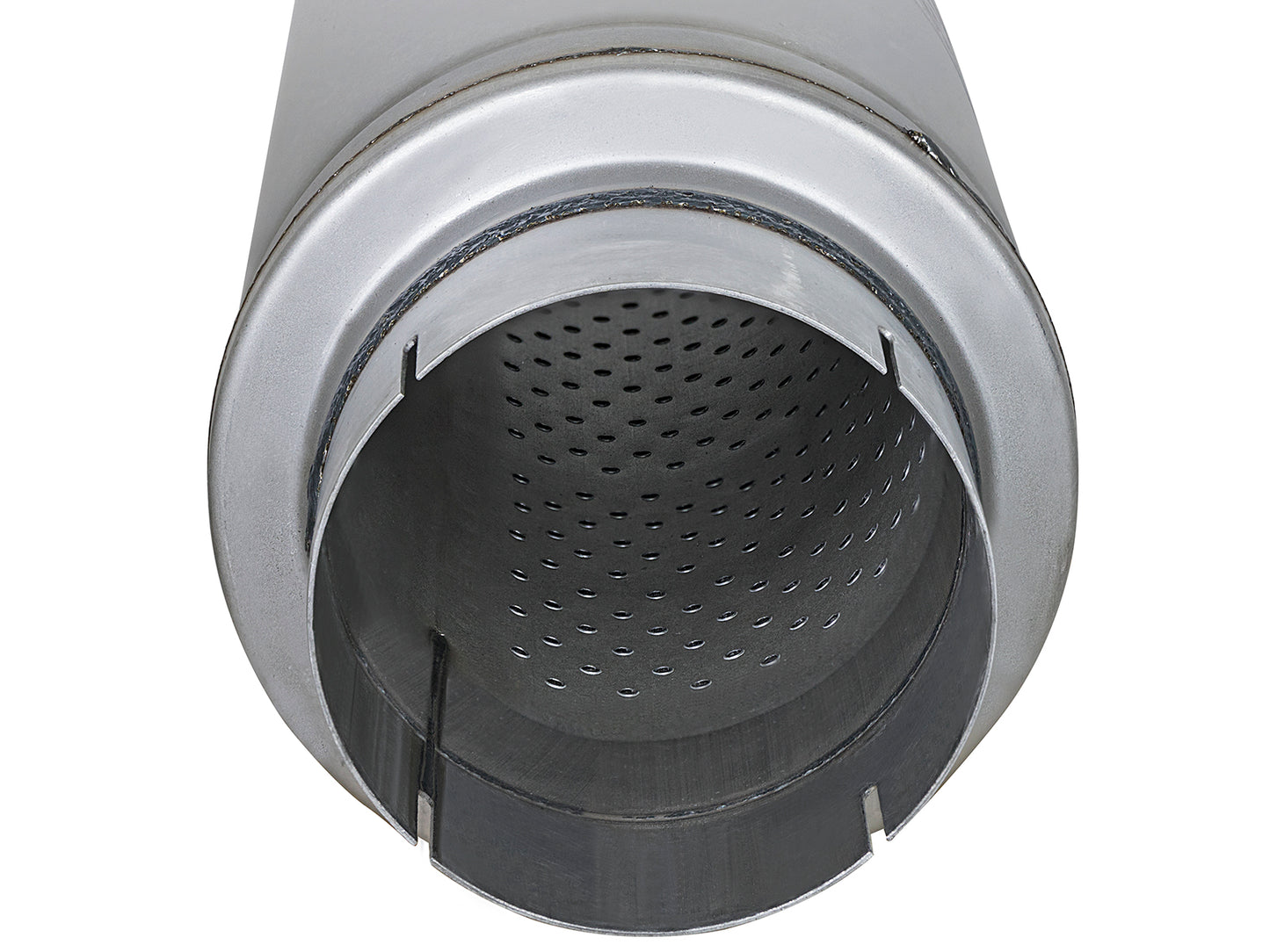 aFe ATLAS 5 IN Aluminized Steel Pass-Through Muffler