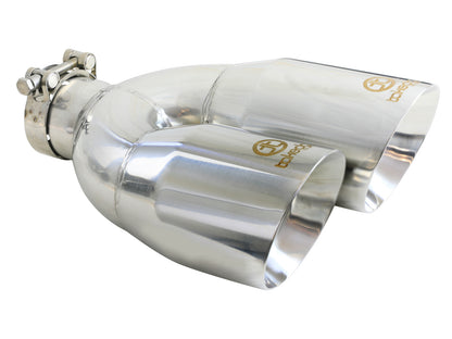 aFe Takeda 304 Stainless Steel Clamp-on Exhaust Tip Polished - 49T25484-P122