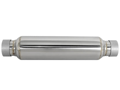 aFe MACH Force-Xp 304 Stainless Steel 2.5 IN Inet/Outlet Resonator 15 IN L
