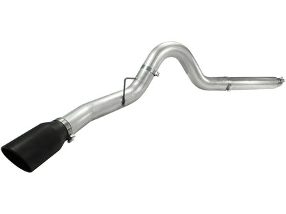 aFe ATLAS 5 IN Aluminized Steel DPF-Back Exhaust System w/Black Tip - Ford 2008-2010 6.4L